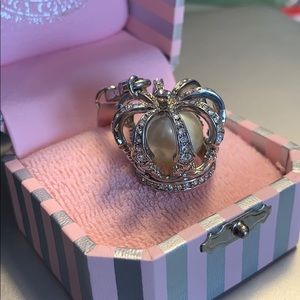 Juicy couture silver crown charm